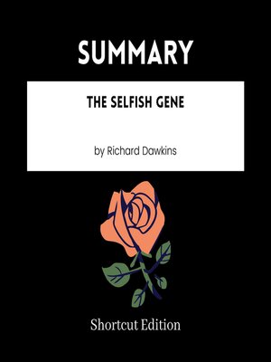 cover image of SUMMARY--The Selfish Gene by Richard Dawkins